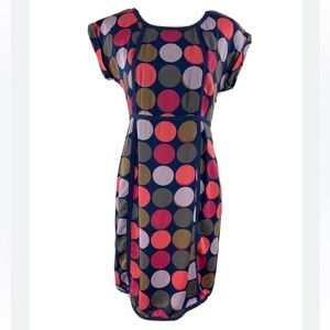 Boden Notting Hill Silk Polka Dot Dress